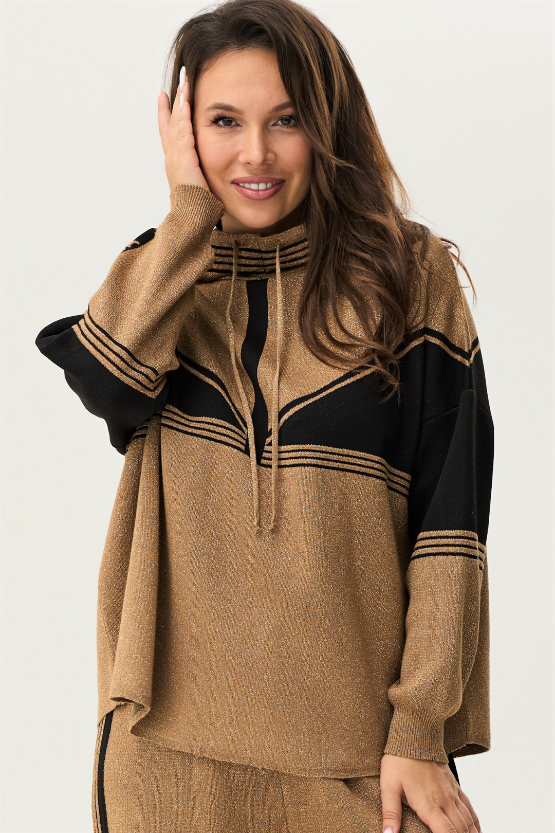 Костюм Магия Моды 2352 бронза+ черный - фото 4